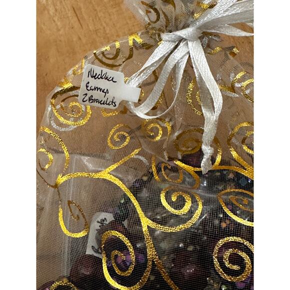 Mystery Jewelry Bag - Prom Formal Fancy Regency Purples - Picture 3 of 6